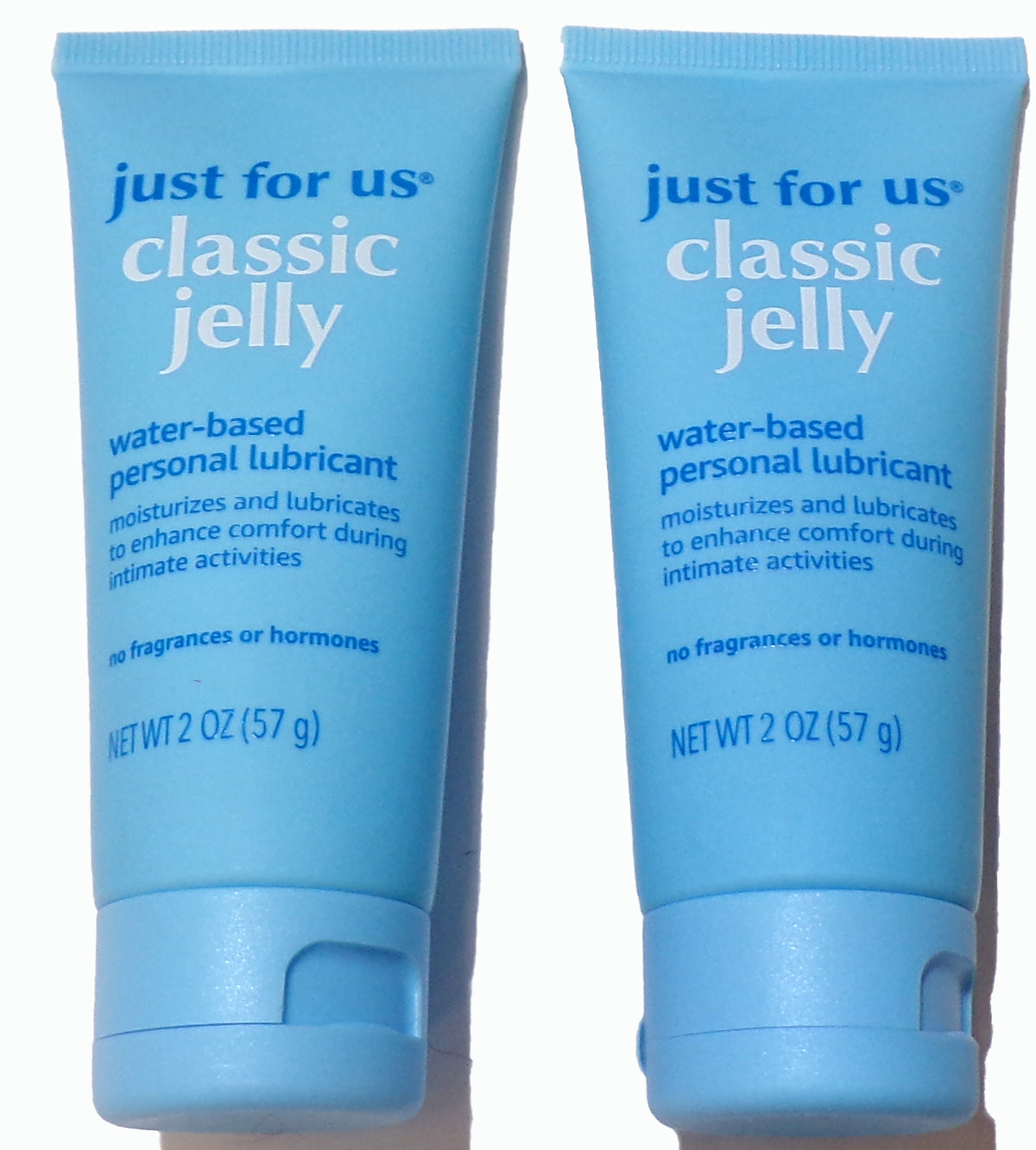 just for us classic jelly Water-Based Personal Lubricant 2-Pack 2 oz