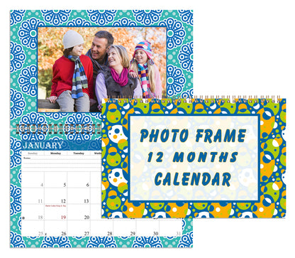 Personalized Custom 12 Months Calendar 2027 Collecting Memories Wall/Desktop/Planner Spiral-bound Mini 8.5x11 Inch (Add Your Own Photos) - Customized For Home, Office, Party, Birthday, Christmas Gift - Made in USA (Edition #15)