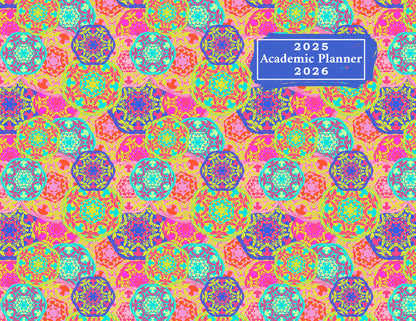 2025-2026 Student Academic Planner Calendar - School College Weekly Agenda #011