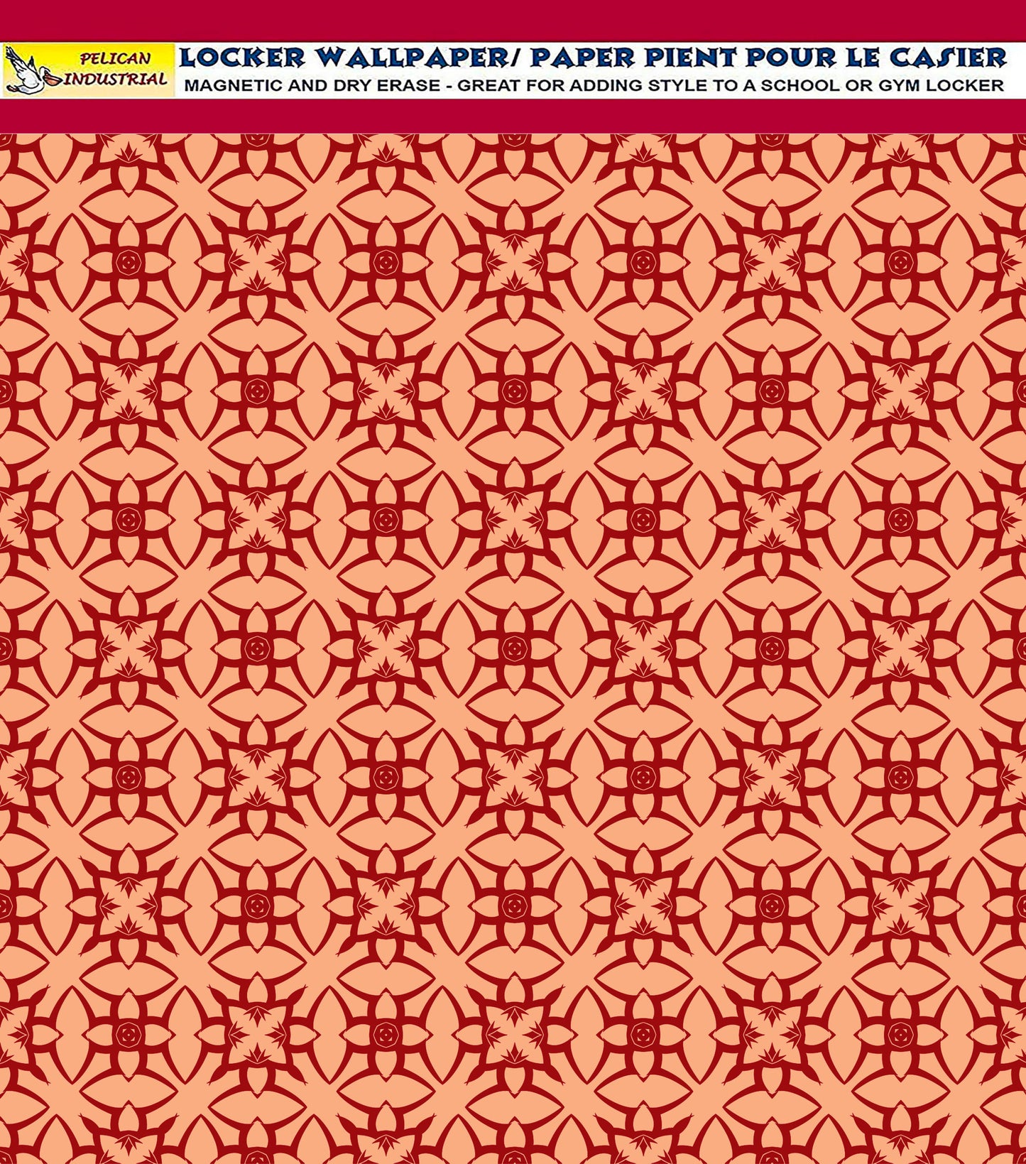 School Locker Magnetic Wallpaper - Pack of 12 Sheets - Geometric (vg 018)