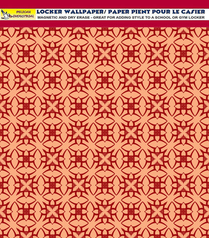 School Locker Magnetic Wallpaper - Pack of 12 Sheets - Geometric (vg 018)