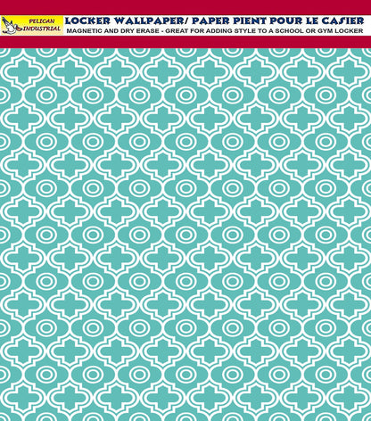 School Locker Magnetic Wallpaper - Pack of 12 Sheets - Geometric (vg 012)