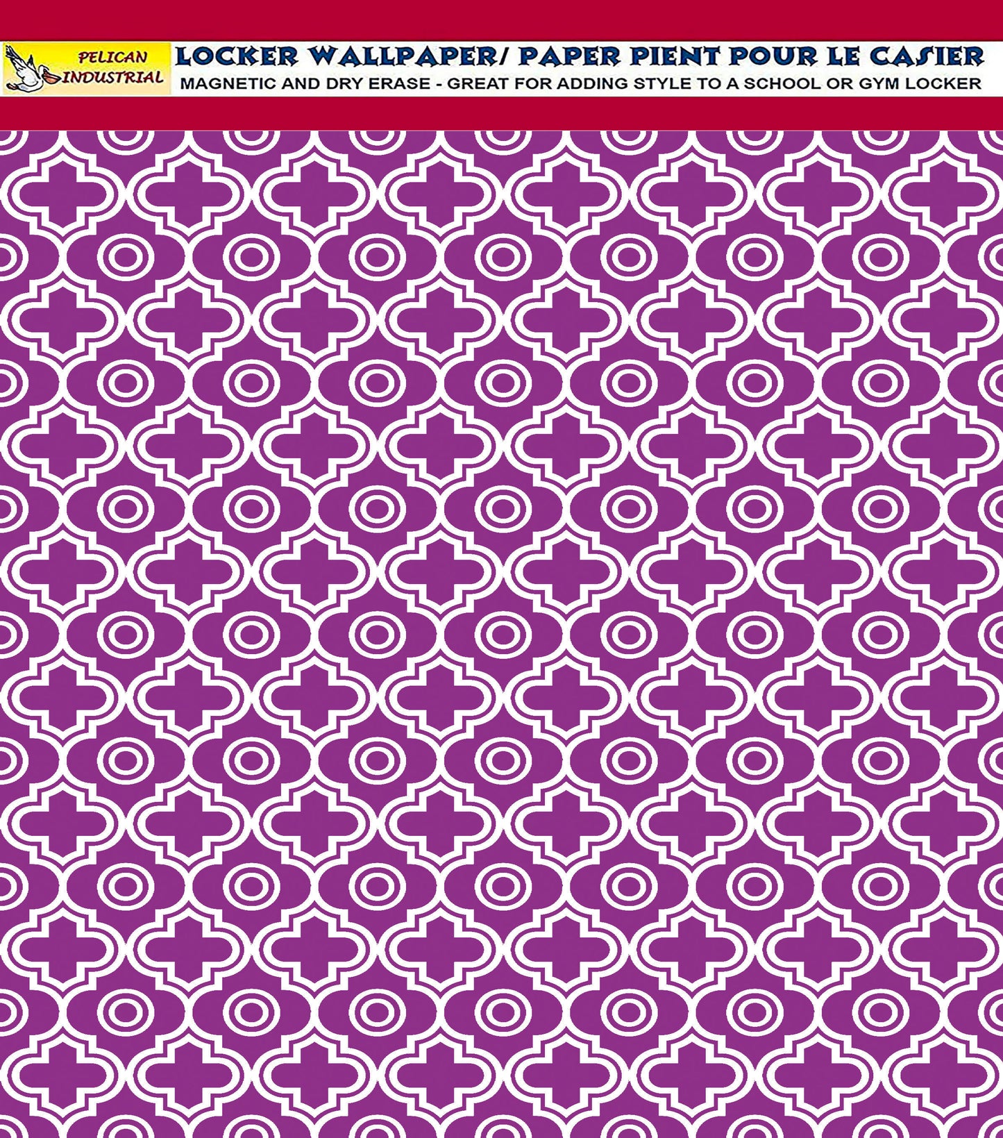 School Locker Magnetic Wallpaper - Pack of 12 Sheets - Geometric (vg 014)