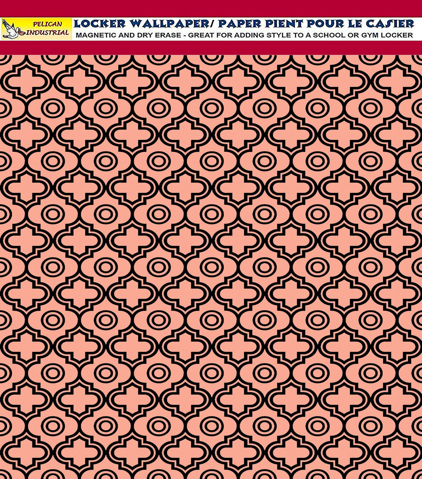 School Locker Magnetic Wallpaper - Pack of 12 Sheets - Geometric (vg 010)