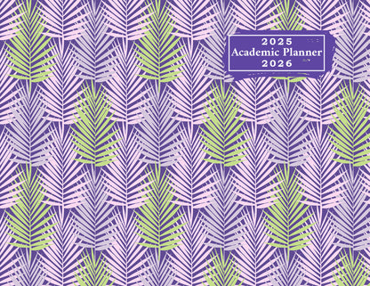 2025-2026 Student Academic Planner Calendar - School College Weekly Agenda #012