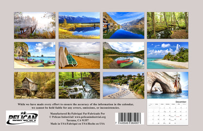 2026 Spiral-bound Wall Calendar (Great Outdoors) - 12 Months Desktop/Wall Calendar/Planner