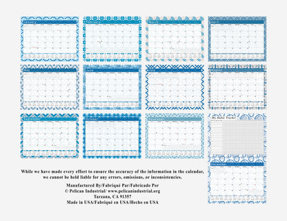 2027 Monthly Desktop/Wall Calendar/Planner - Habit Tracker - (Edition #04)