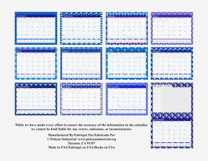 2027 Monthly Desktop/Wall Calendar/Planner - Habit Tracker - (Edition #17)