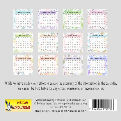 2026 CD-Style Desk Calendar 12 Months Calendar / Planner / Desk Calendar With CD Case Stand, Office Decor, Christmas Gifts (Edition #028)