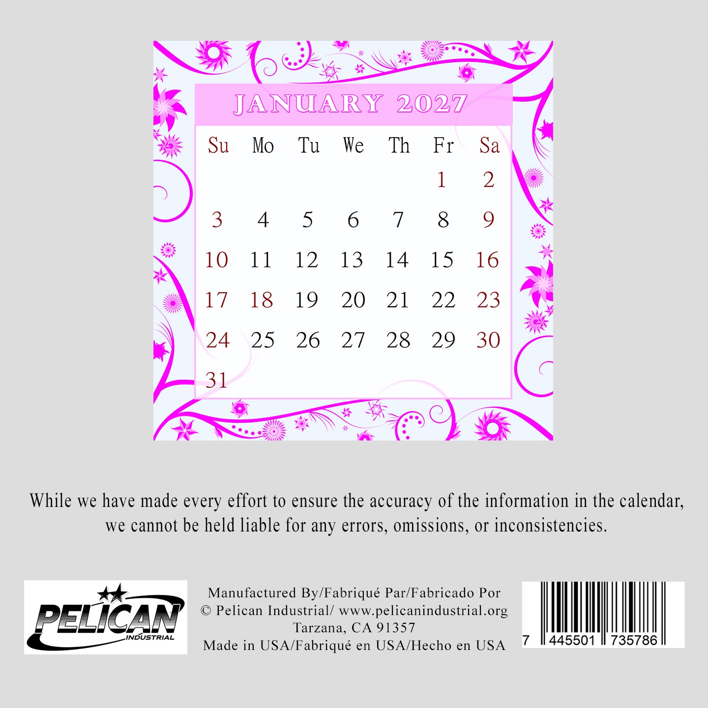 2027 CD-Style Desk Calendar 12 Months Calendar / Planner / Desk Calendar With CD Case Stand, Office Decor, Christmas Gifts (Edition #10)