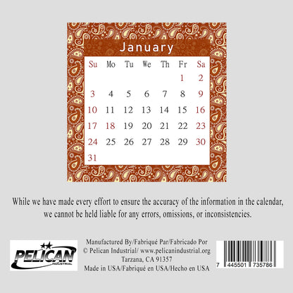 2027 CD-Style Desk Calendar 12 Months Calendar / Planner / Desk Calendar With CD Case Stand, Office Decor, Christmas Gifts (Edition #20)