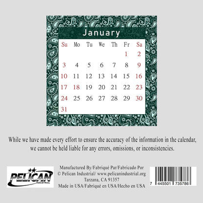 2027 CD-Style Desk Calendar 12 Months Calendar / Planner / Desk Calendar With CD Case Stand, Office Decor, Christmas Gifts (Edition #21)