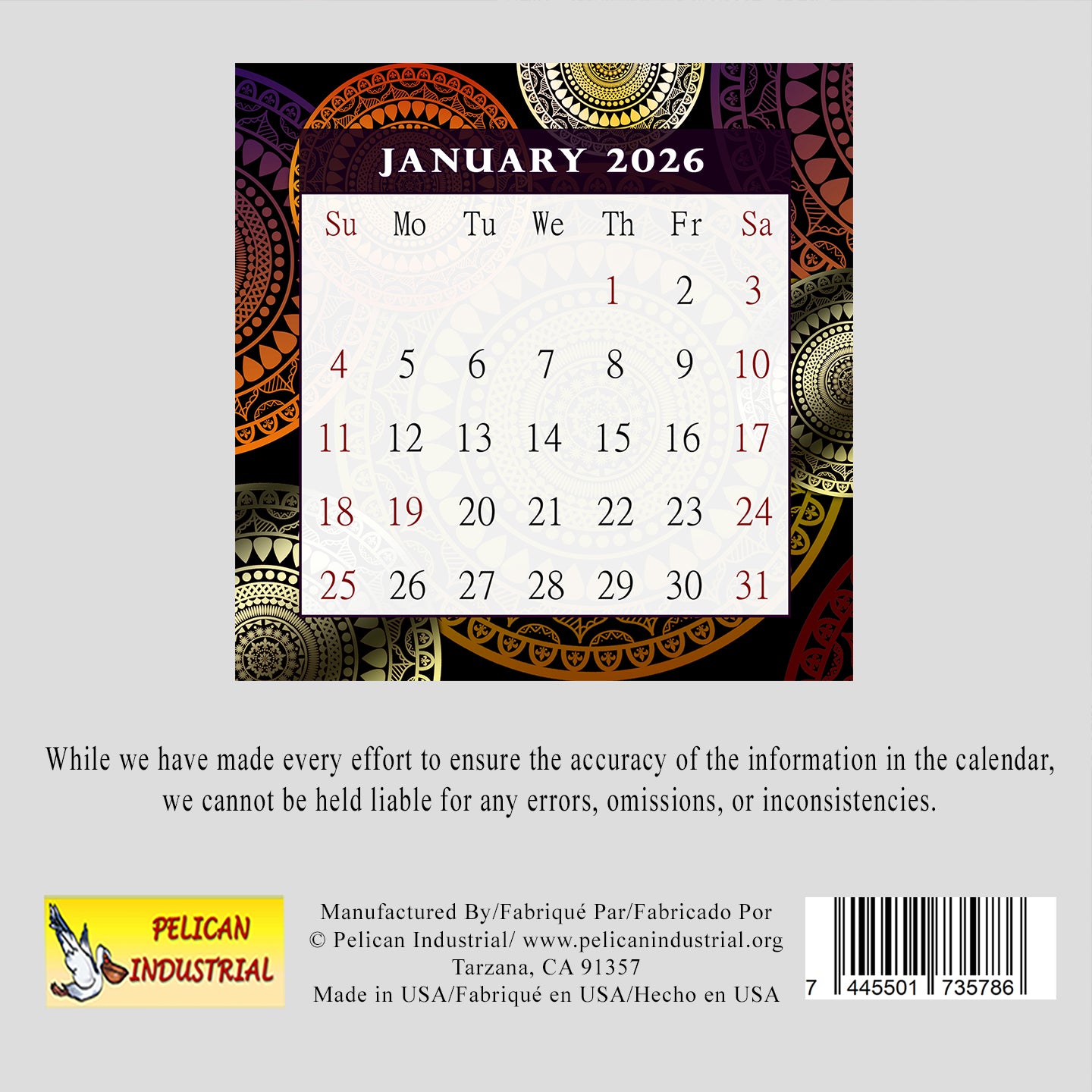 2026 CD-Style Desk Calendar 12 Months Calendar / Planner / Desk Calendar With CD Case Stand, Office Decor, Christmas Gifts (Edition #12)