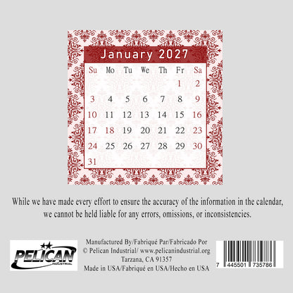 2027 CD-Style Desk Calendar 12 Months Calendar / Planner / Desk Calendar With CD Case Stand, Office Decor, Christmas Gifts (Edition #05)