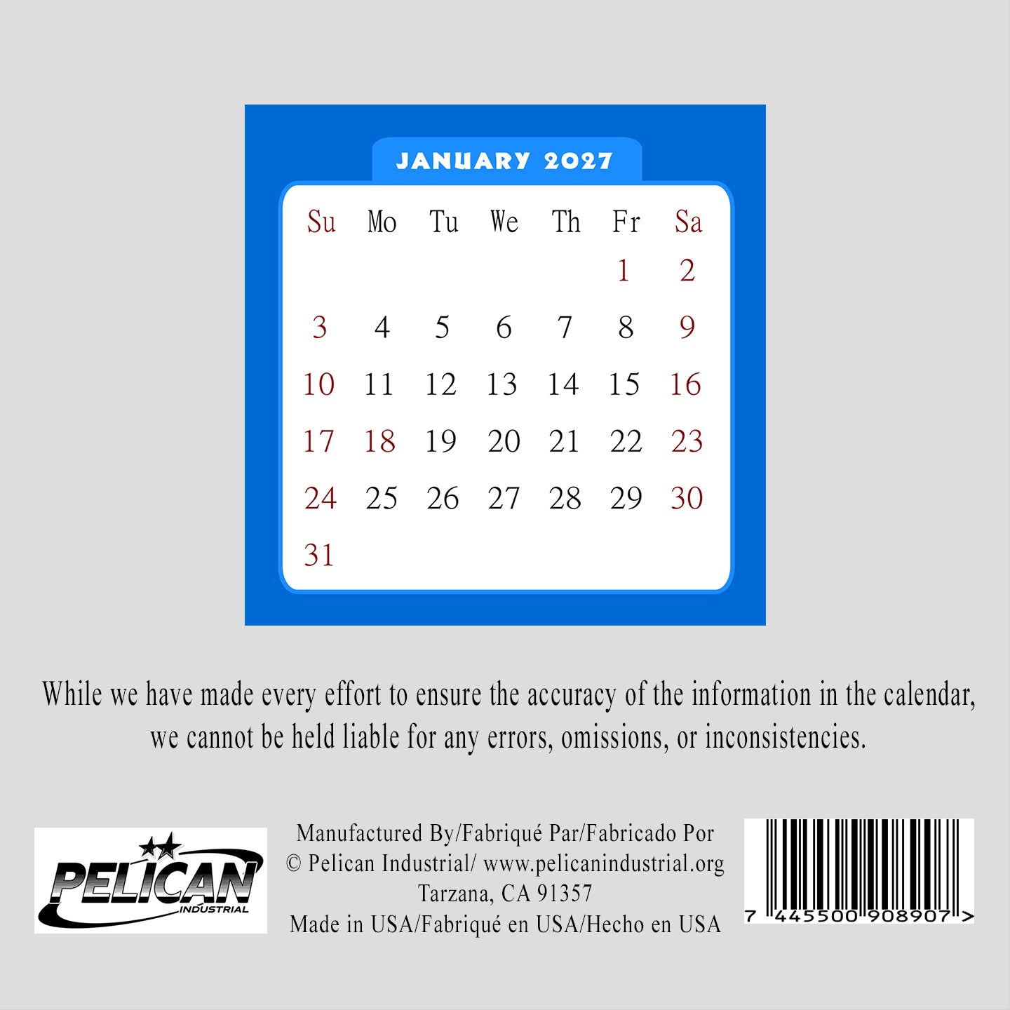 2027 CD-Style Desk Calendar 12 Months Calendar / Planner / Desk Calendar With CD Case Stand, Office Decor, Christmas Gifts (Edition #06)