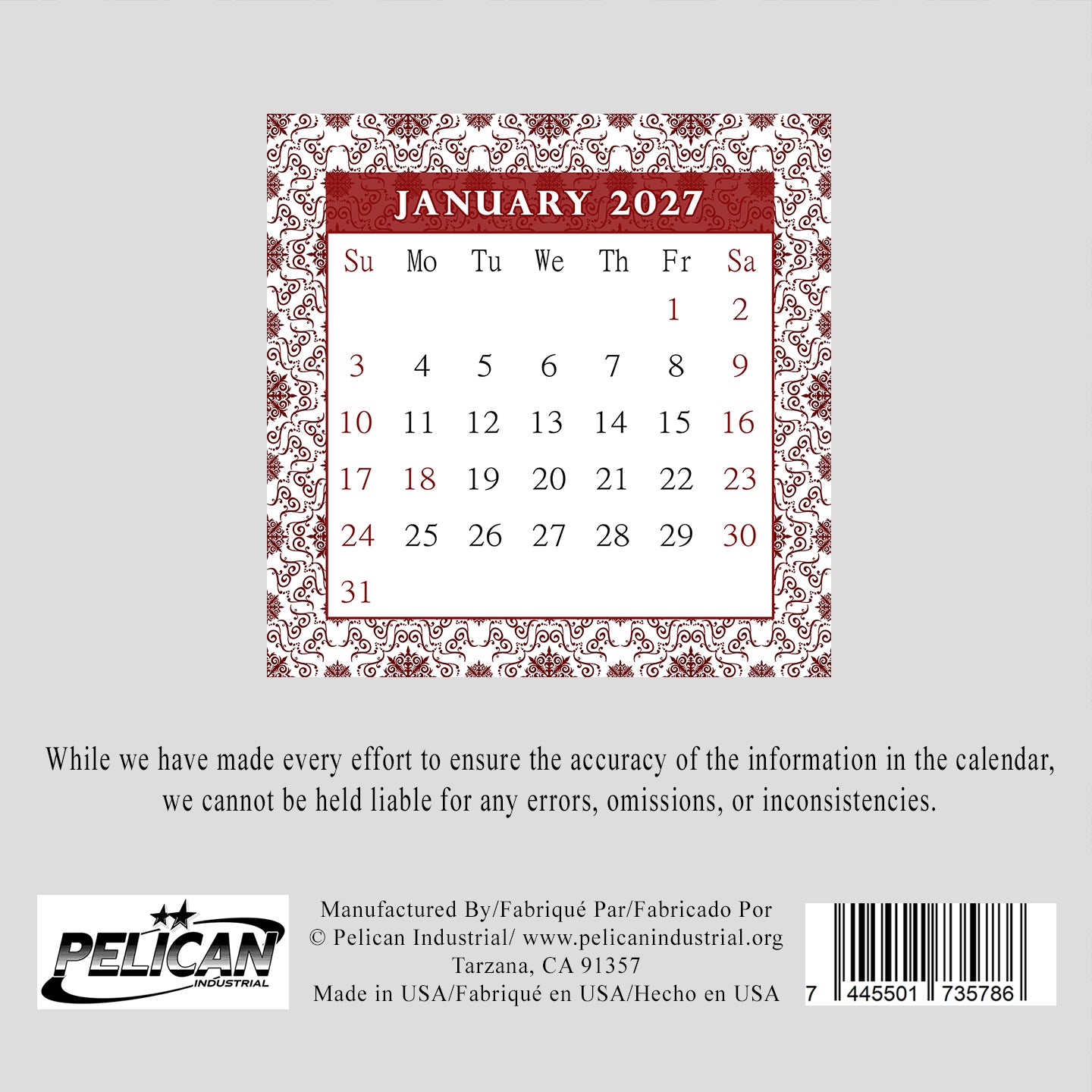 2027 CD-Style Desk Calendar 12 Months Calendar / Planner / Desk Calendar With CD Case Stand, Office Decor, Christmas Gifts (Edition #14)