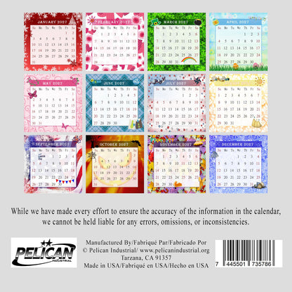 2027 CD-Style Desk Calendar 12 Months Calendar / Planner / Desk Calendar With CD Case Stand, Office Decor, Christmas Gifts (Edition #26)