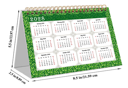 2026-2027 18 Months Standing Flip Desk Calendar Desktop Planner 06