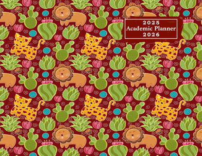 2025-2026 Student Academic Planner Calendar - School College Weekly Agenda #019
