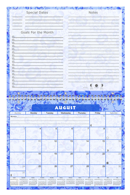 2026 - 2027 Academic Year 12 Months Student Calendar 3-Ring Binder (Edition #024)
