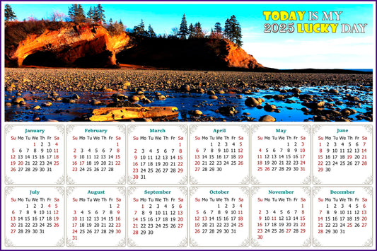2025 Magnetic Calendar - Calendar Magnets - Today is My Lucky Day (Shepholdy Bay)