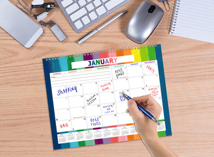 2027 Monthly Desktop/Wall Calendar/Planner - Habit Tracker - (Edition #27)