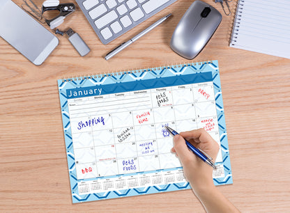 2027 Monthly Desktop/Wall Calendar/Planner - Habit Tracker - (Edition #04)