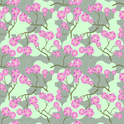 Deluxe School Locker Magnetic Wallpaper - Pack of 3 Sheets - (Flowers) (vg 031)