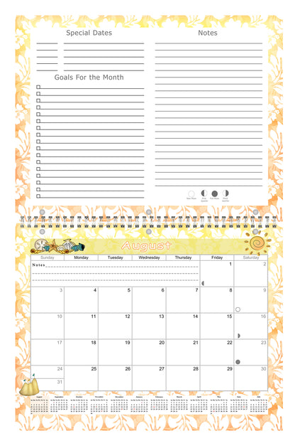 2026 - 2027 Academic Year 12 Months Student Calendar 3-Ring Binder(Edition #03)