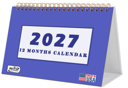 2026-2027 18 Months Standing Flip Desk Calendar Desktop Planner 05