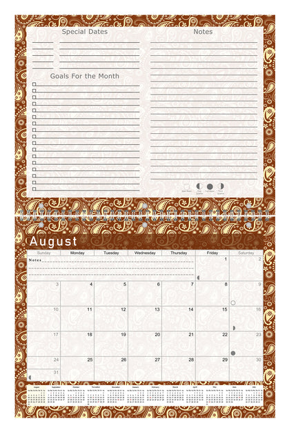 2026 - 2027 Academic Year 12 Months Student Calendar 3-Ring Binder (Edition #017)