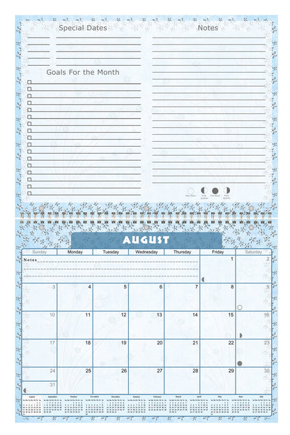 2026 - 2027 Academic Year 12 Months Student Calendar 3-Ring Binder (Edition #011)