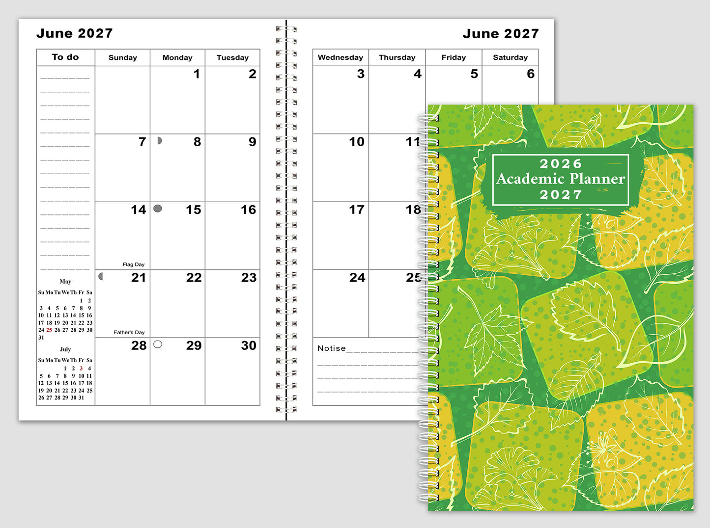 2026-2027 Student Academic Planner Calendar - School College Weekly Agenda #03