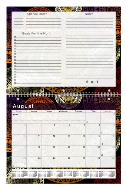 2026 - 2027 Academic Year 12 Months Student Calendar 3-Ring Binder (Edition #015)