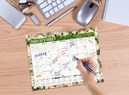 2025 Monthly Desktop/Wall Calendar/Planner - Habit Tracker - (Edition #23)