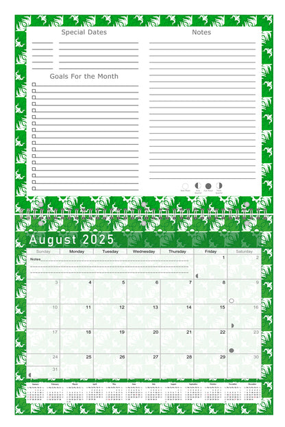 2025 - 2026 Academic Year 12 Months Student Calendar 3-Ring Binder (Edition #016)