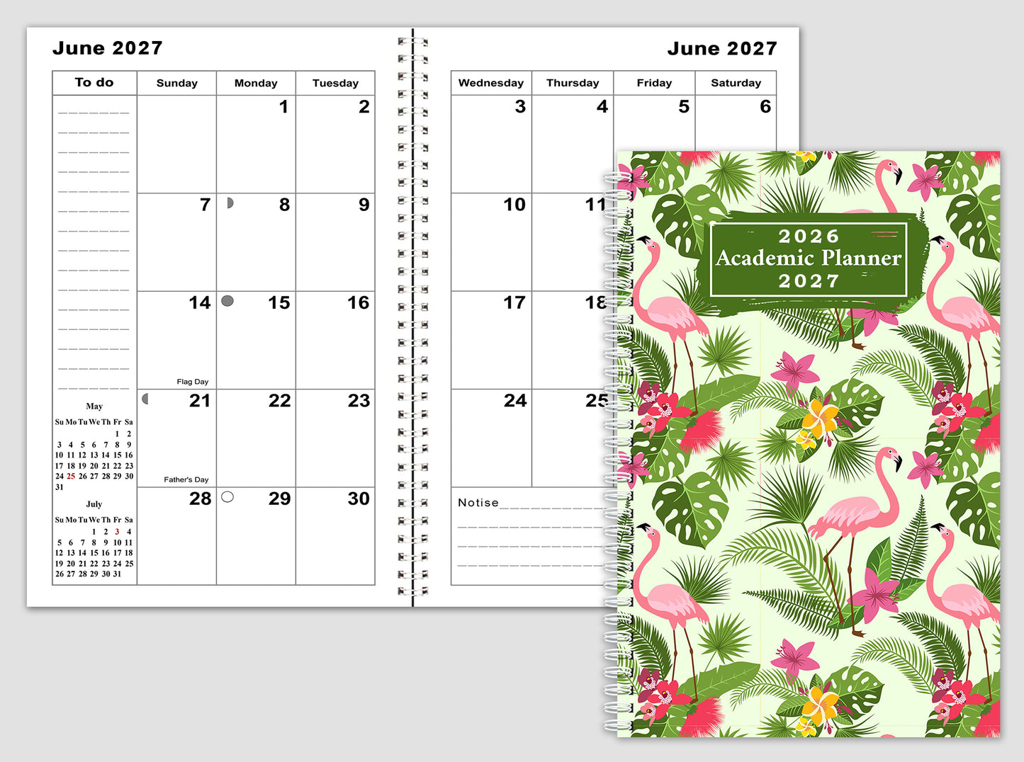 2026-2027 Student Academic Planner Calendar - School College Weekly Agenda #09