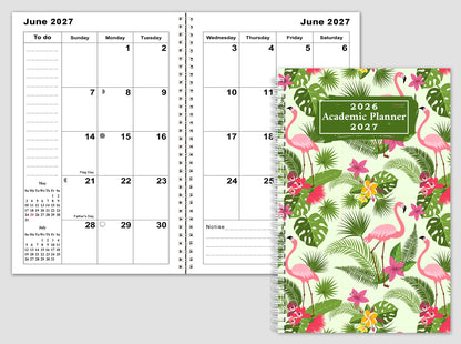 2026-2027 Student Academic Planner Calendar - School College Weekly Agenda #09