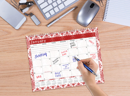2027 Monthly Desktop/Wall Calendar/Planner - Habit Tracker - (Edition #05)