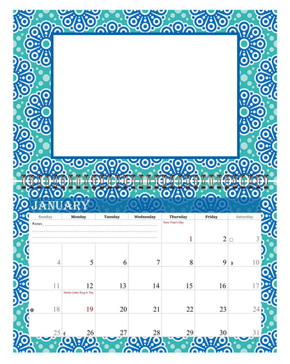 Personalized Custom 12 Months Calendar 2027 Collecting Memories Wall/Desktop/Planner Spiral-bound Mini 8.5x11 Inch (Add Your Own Photos) - Customized For Home, Office, Party, Birthday, Christmas Gift - Made in USA (Edition #15)