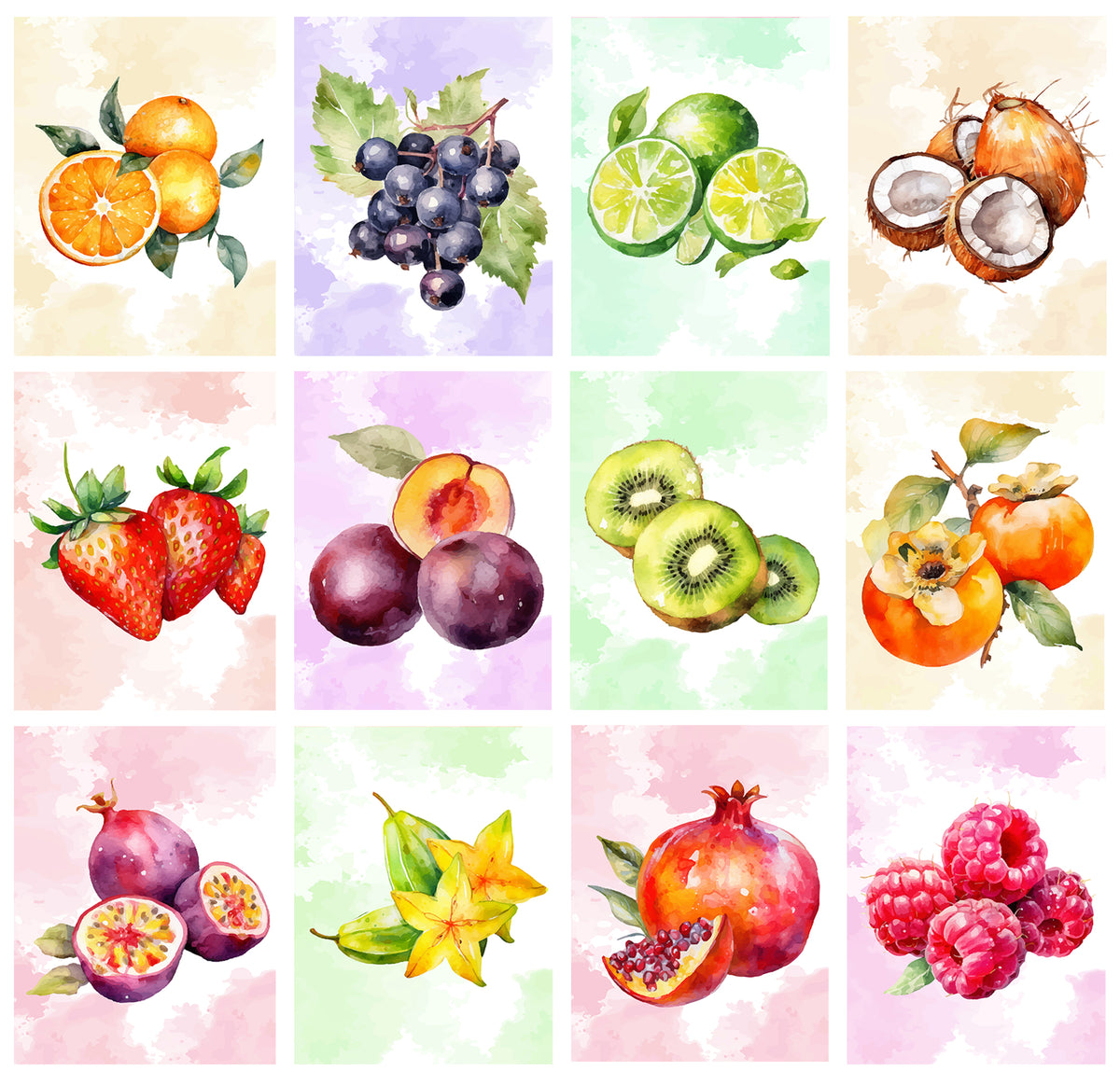 2027-12 Months Desk Calendar Desktop Planner with To-Do List (Fruits & Berries)
