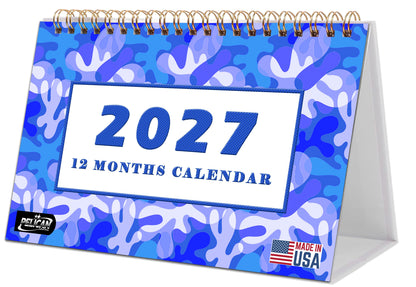 2026-2027 18 Months Standing Flip Desk Calendar Desktop Planner with To-Do List & Notes 03