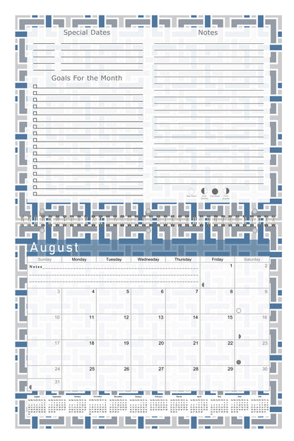 2026 - 2027 Academic Year 12 Months Student Calendar 3-Ring Binder (Edition #014)