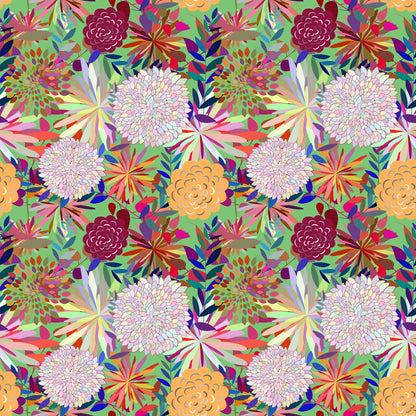 Deluxe School Locker Magnetic Wallpaper - Pack of 3 Sheets - (Flowers) (vg 028)
