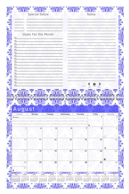 2026 - 2027 Academic Year 12 Months Student Calendar 3-Ring Binder (Edition #018)