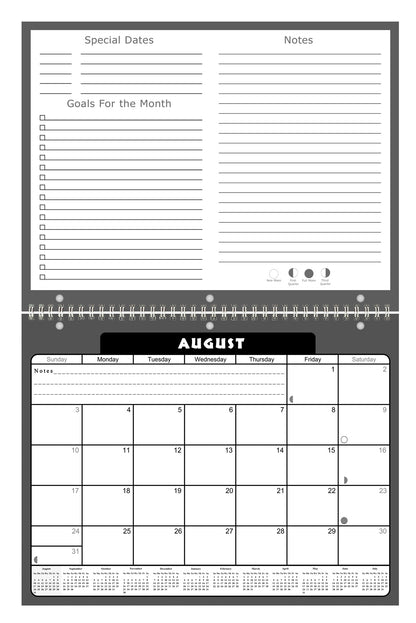 2026 - 2027 Academic Year 12 Months Student Calendar 3-Ring Binder (Edition #023)