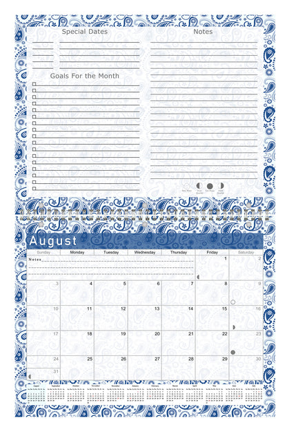 2026 - 2027 Academic Year 12 Months Student Calendar 3-Ring Binder (Edition #019)