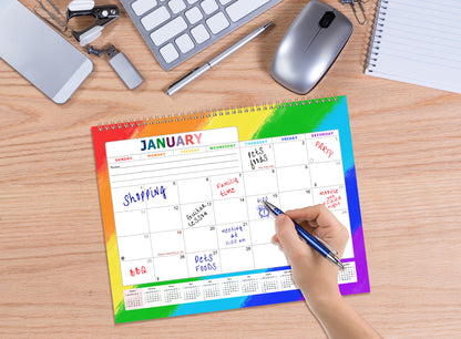 2027 Monthly Desktop/Wall Calendar/Planner - Habit Tracker - (Edition #28)