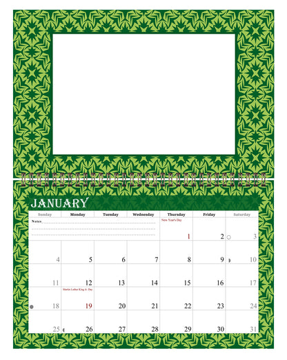 Personalized Custom 12 Months Calendar 2027 Collecting Memories Wall/Desktop/Planner Spiral-bound Mini 8.5x11 Inch (Add Your Own Photos) - Customized For Home, Office, Party, Birthday, Christmas Gift - Made in USA (Edition #06)