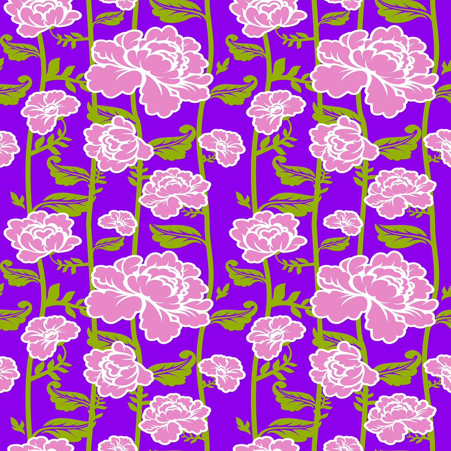 Deluxe School Locker Magnetic Wallpaper - Pack of 3 Sheets - (Flowers) (vg 016)